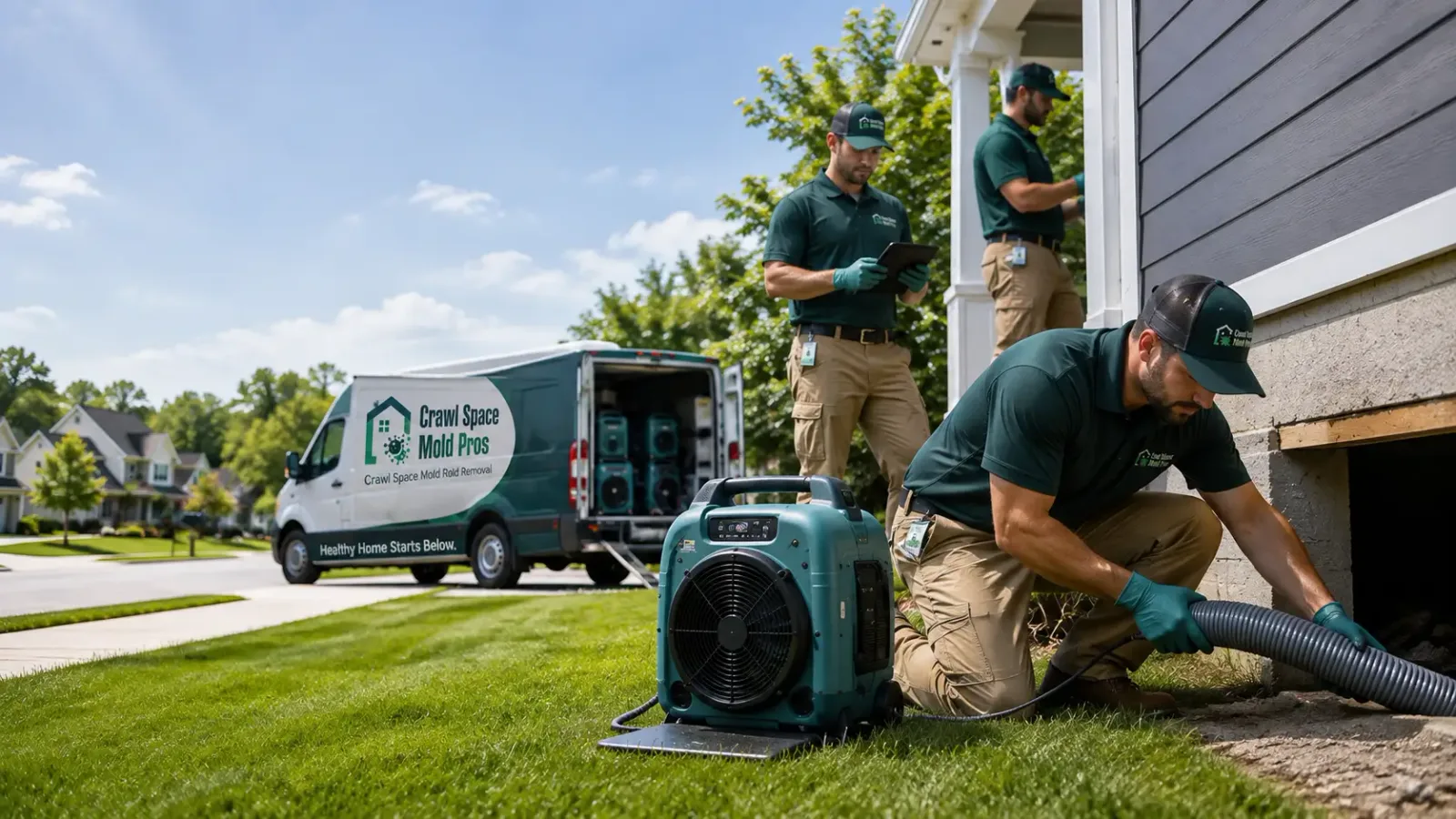 Crawl Space Mold Removal in Morrice, MI